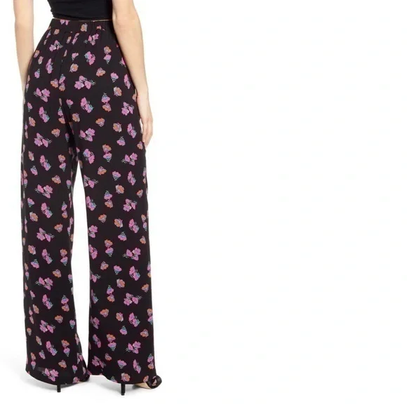 WAYF High Rise Floral Wide Leg Pant - Picture 2 of 5